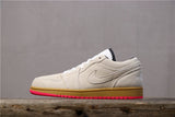 Jordan Air Jordan 1 Low Gray White Pink Gum 553558-119