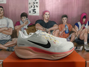 Nike Air Zoom Running Sneakers White Pink Orange