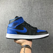 Jordan Air Jordan 1 Mid Black Game Royal Sneakers