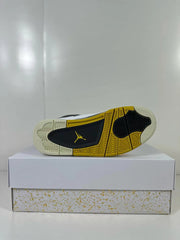 Jordan Air Jordan 4 Vivid Sulfur Sneakers White Yellow Black