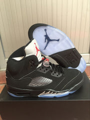 Jordan Air Jordan 5 High-Top Sneakers Black Silver