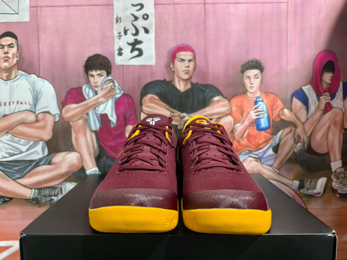 Nike USC Basketball Shoes in Burgundy and Gold