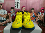 Nike Kobe Yellow Blue Basketball Sneakers