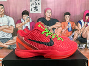 Nike Zoom Basketball Sneakers Red Green
