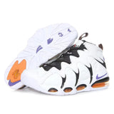 Nike Air More Uptempo White Black Purple Sneakers