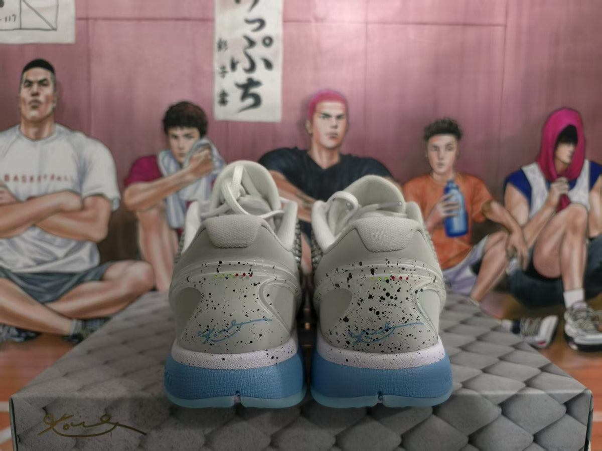 Nike Basketball Sneakers White Grey Blue