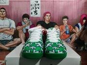 Nike Basketball Sneakers Green White Red