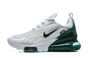 Nike Air Max 270 Sneakers White and Dark Green