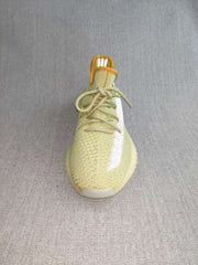 Yeezy 350 V2 Reflective Green Knit Sneakers