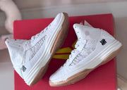 Nike HD2012 Kids Basketball Shoes, White and Gum