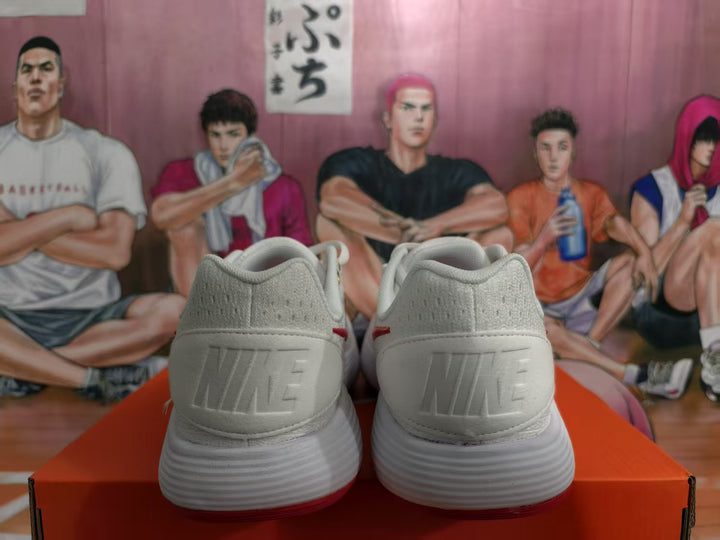 Nike White and Red Sneakers