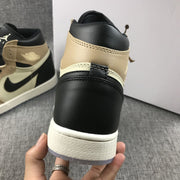 Jordan 1 High Premium WMNS Beige Black Sneakers AH7389-003