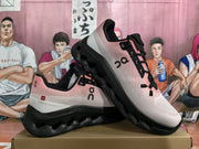 On Cloudmonster Sneakers in Pink and Black