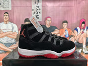 Jordan Black and Red Velvet Basketball Sneakers
