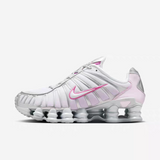 Nike Shox TL White and Pink Sneakers