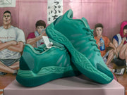 Mint Green Basketball Sneakers