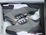 Jordan Air Jordan 3 Grey Cement Sneakers