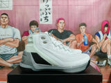 Under Armour Basketball Sneakers White Grey Silver