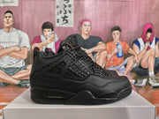Black Basketball-Style Sneakers