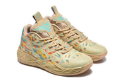 High-Top Basketball Sneakers Beige Multicolor 312209-01
