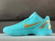 Nike Kobe 6 Sneakers Statue of Liberty Turquoise Gold