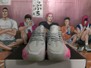 Nike GT Basketball Sneakers Gray and Pink