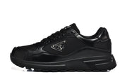 Prada Black Lace-Up Sneakers with Chunky Sole
