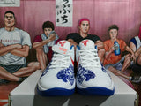 Nike Zoom Basketball Sneakers White Blue Red