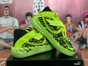 Puma Fluorescent Yellow Basketball Sneakers