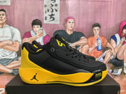 Jordan Q54 Basketball Sneakers Black and Yellow