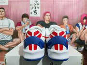 Nike Basketball Sneakers Blue White Multicolor