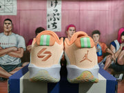 Li-Ning Wade All City Basketball Shoes Peach Green