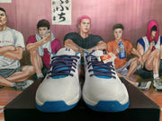 Nike Blue and White Basketball Sneakers