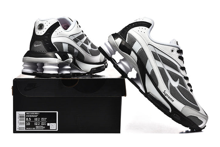 Nike Shox Ride 2 Supreme Sneakers White Black