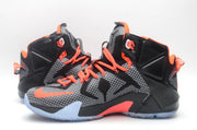 Nike High-Top Basketball Sneakers Black Orange 1412