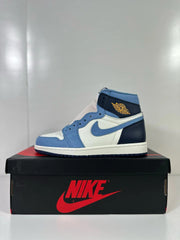 Air Jordan 1 High OG Blue and White Sneakers FD2596-400