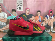 Nike Basketball Sneakers Red Black Yellow