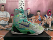 Nike Superhero Basketball Sneakers Green and Gray