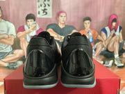Black Snake Low-Top Sneakers