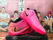 Nike LeBron 12 Basketball Shoes in Pink and Gold