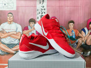 Nike Zoom Red White Basketball Sneakers
