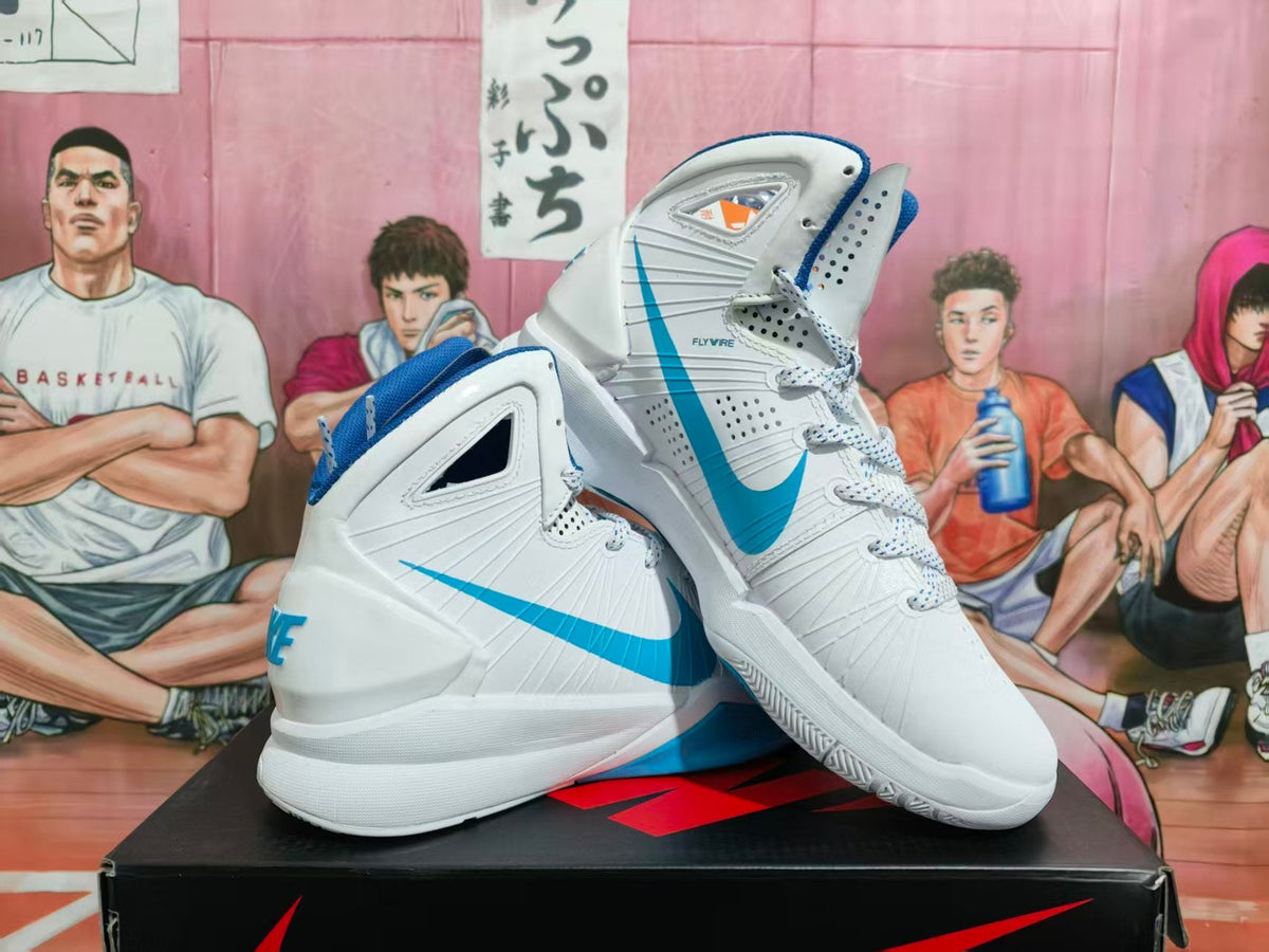 Nike Hyperdunk Basketball Shoes White and Blue