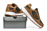 Prada Brown and Black Low-Top Sneakers