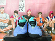 Nike Basketball Shoes in Aqua, Blue, Red and Black