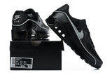 Nike Air Max 90 Black and Silver Sneakers