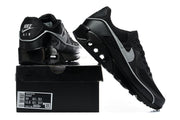 Nike Air Max 90 Black and Silver Sneakers