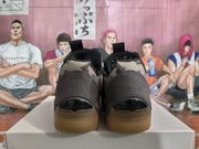 Brown Camouflage Basketball Sneakers