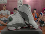 Jordan Basketball Sneakers White and Gray