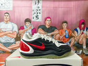 Nike Basketball Shoes in Black, White, Red and Blue