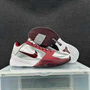 Nike Kobe 5 Protro Basketball Shoes Burgundy Silver